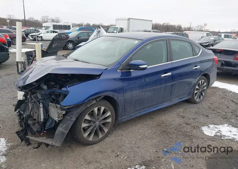 2018 Nissan Sentra Sr Turbo z USA, uszkodzony, nr VIN 3N1CB7AP2JY205129